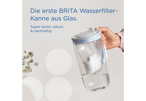 BRITA Glaskanne Model One Wasserfilter, | All-in-1 PRO in 1 kaufen SATURN Wasserfilter Hellblau inkl. Hellblau MAXTRA