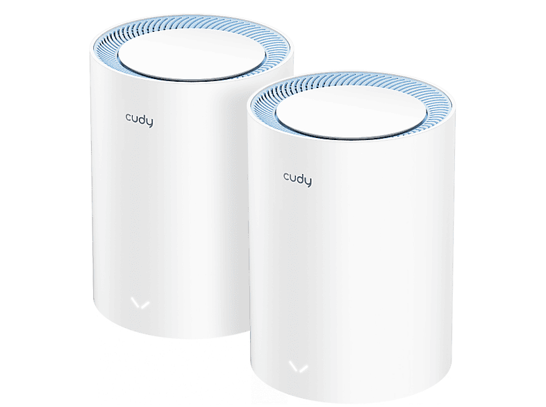 CUDY M1200 kétsávos AC1200 Wi-Fi MESH Router, 2 db-os csomag, fehér, 216286 (M1200 2-Pack)