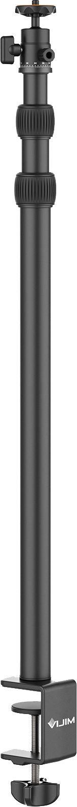 ULANZI VIJIM LS03 Asztalra rögzíthető teleszkópos állvány 1/4-es gömbfejjel, mobiltelefon tartóval