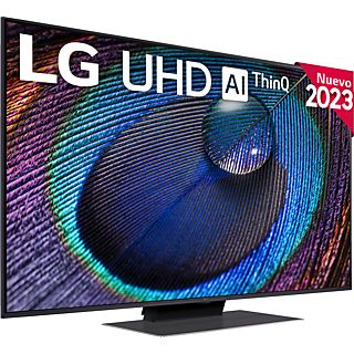 REACONDICIONADO B: TV LED 43" - LG 43UR91006LA, UHD 4K, Inteligente α5  4K Gen6, Smart TV, DVB-T2 (H.265), Azul Ceniza