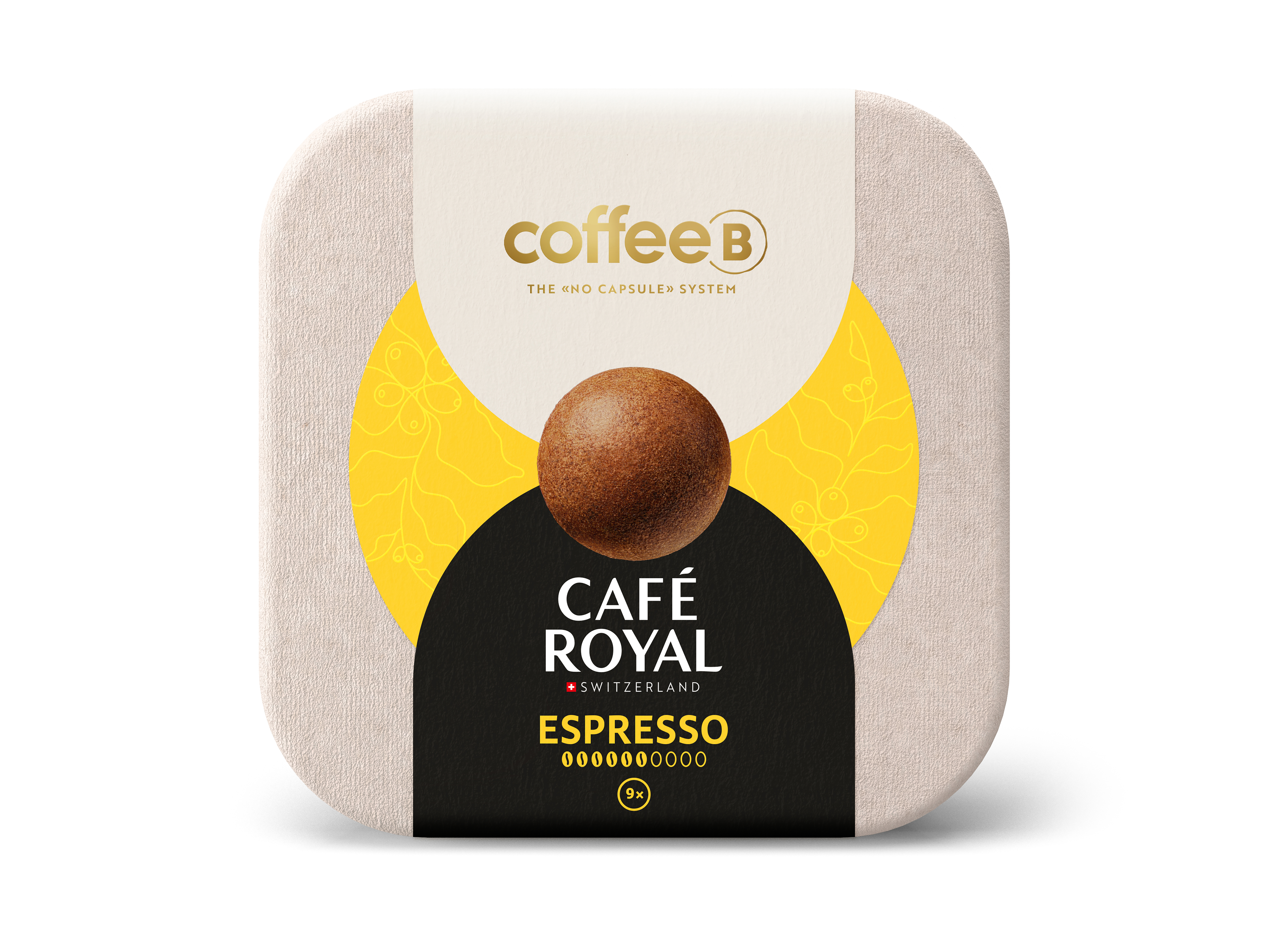 CAFE ROYAL CoffeeB Espresso 9er Kaffeekugel (Nur für CoffeeB Globe Kaffeemaschine geeignet.)