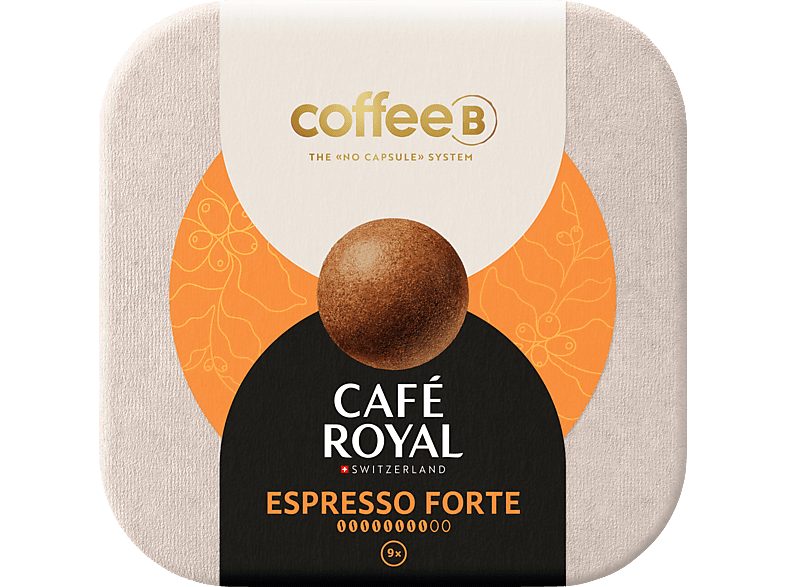 CAFE ROYAL CoffeeB Espresso Forte 9er Kaffeekugel (Nur für CoffeeB Globe Kaffeemaschine geeignet.)