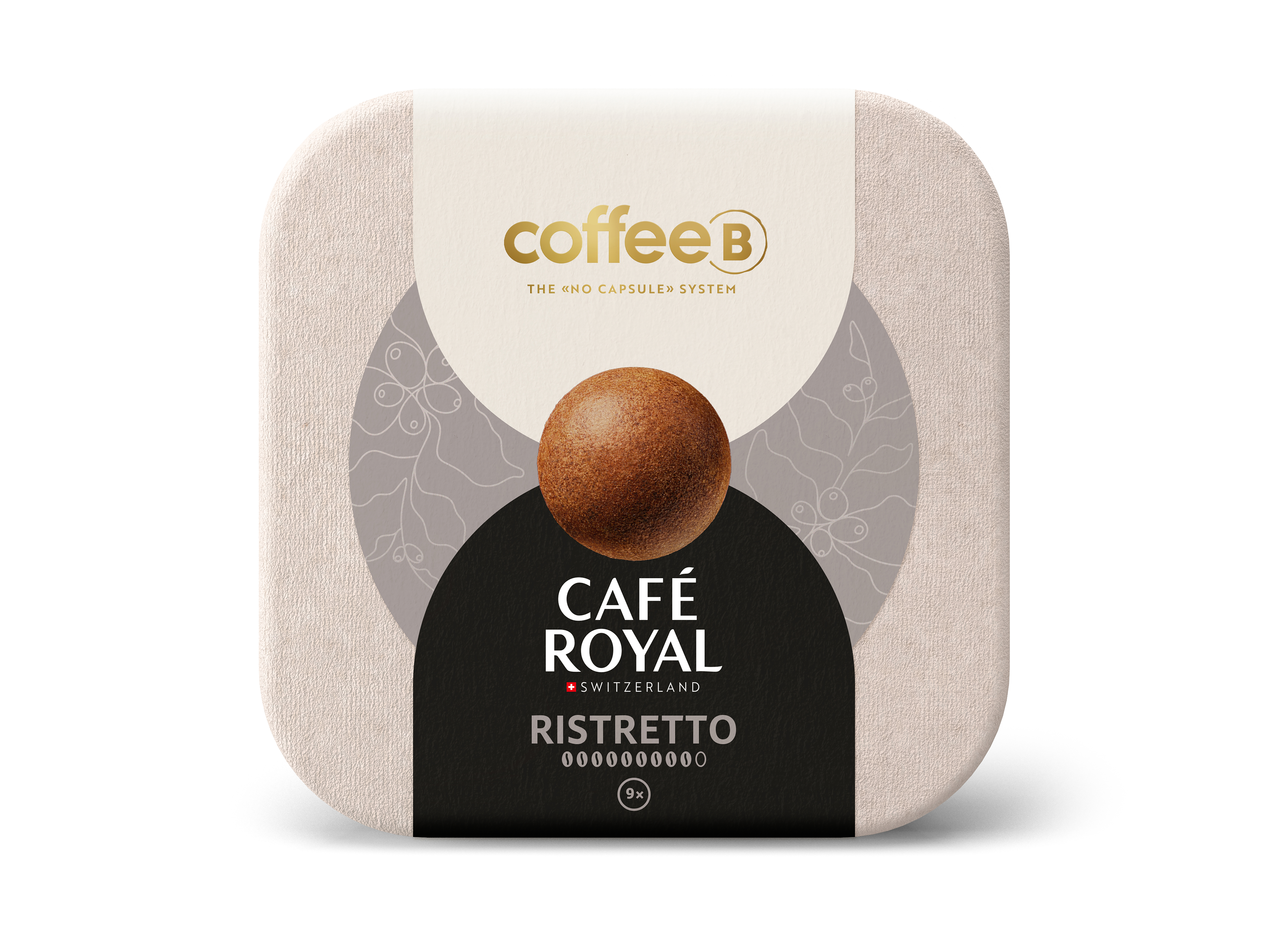 CAFE ROYAL CoffeeB Ristretto 9er Kaffeekugel (Nur für CoffeeB Globe Kaffeemaschine geeignet.)