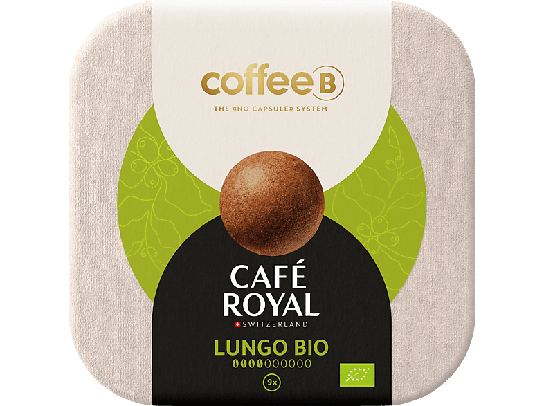 CAFE ROYAL CoffeeB Lungo BIO 9er Kaffeekugel (Nur für CoffeeB Globe Kaffeemaschine geeignet)