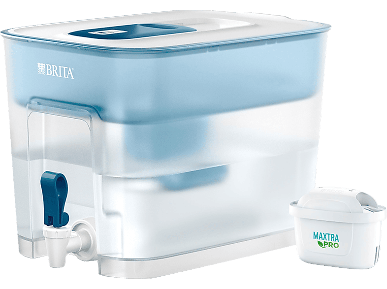 BRITA Flow Wasserfilterstation, Weiß/Blau