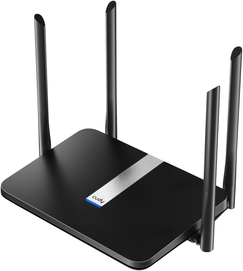 CUDY X6 AX1800 Wi-Fi 6 Mesh Router, Gigabit LAN, fekete (216289)