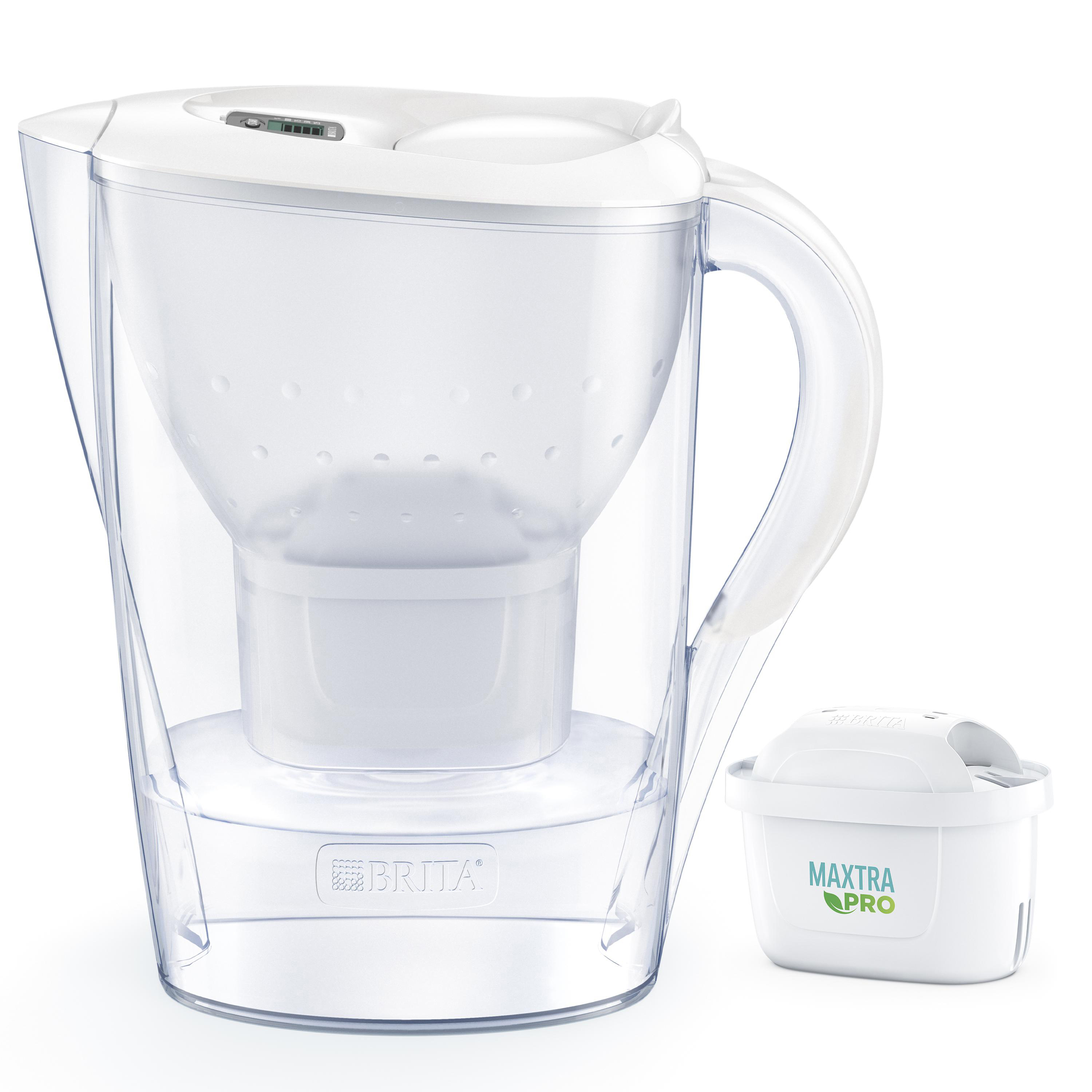 Weiß Marella BRITA inkl. 1 PRO Wasserfilter, All-in-1 MAXTRA