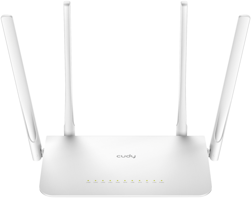 CUDY WR1300 kétsávos AC1200 Wi-Fi Mesh Router, Gigabit LAN, fehér (216290)