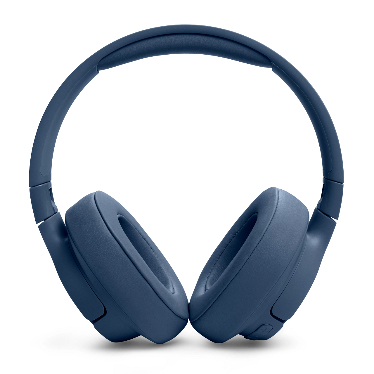 Over-Ear-Kopfhörer, dunkelblau, zentriert auf weißem Hintergrund. Ohrmuscheln sind groß und abgerundet.
