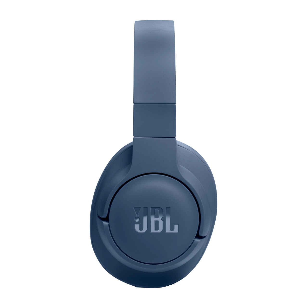 Blaue JBL Kopfhörer. Die Ohrmuscheln und das Kopfband sind blau, mit JBL-Logo.