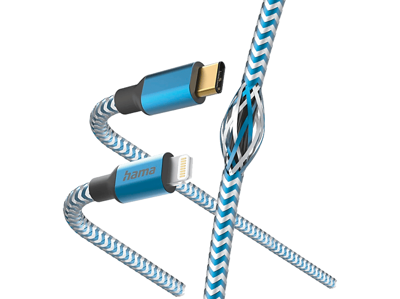 Hama 201561 Kabel Usb-c Naar Lightning 1.5m Blauw