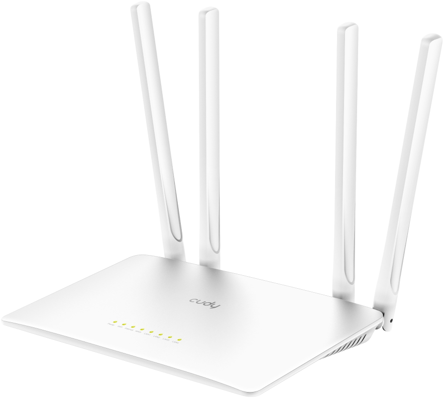 CUDY WR1200 kétsávos AC1200 Wi-Fi Router, fehér (216291)