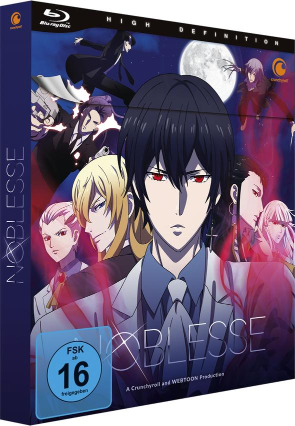 Blu-ray-Disc-Cover von 'Noblesse' Anime mit mehreren Charakteren.