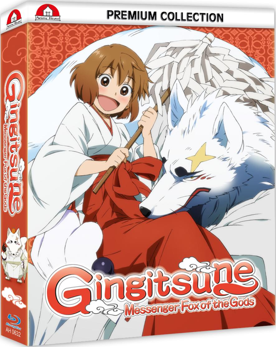 DVD-Box-Set mit Anime-Charakteren auf der Vorderseite. Ein Mädchen und ein weißer Fuchs sind zu sehen.