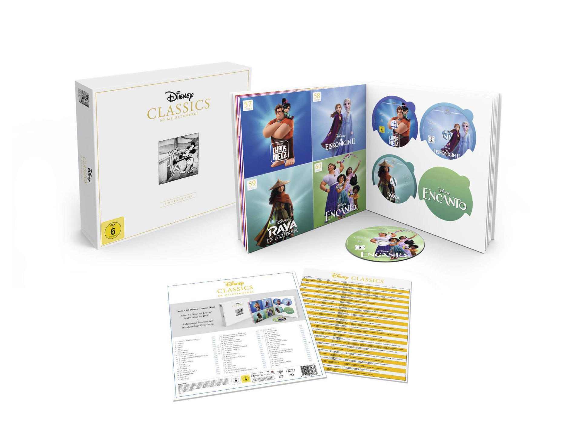 Disney Classics Komplettbox Blu-ray
