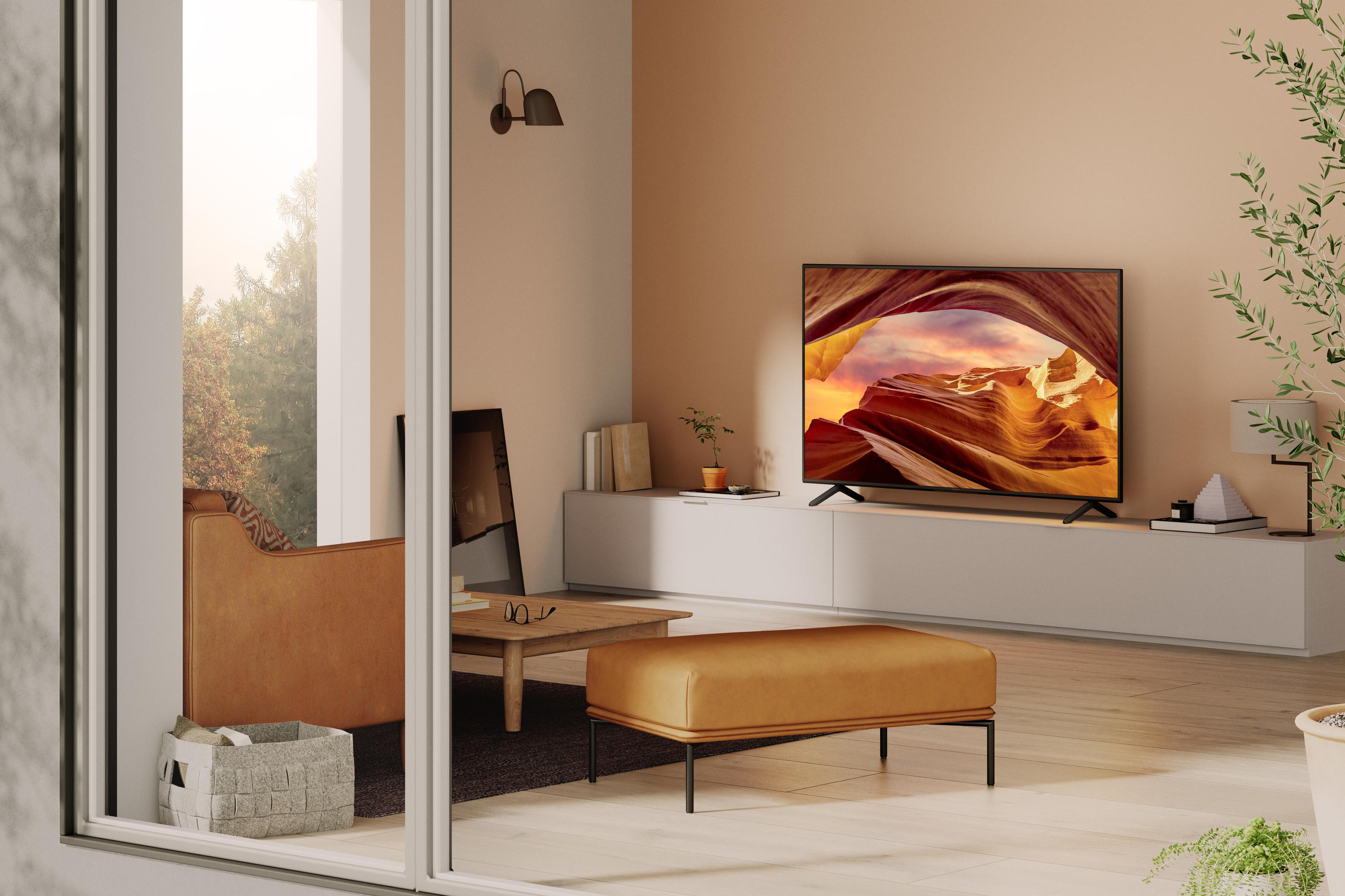 55 SMART (Flat, SONY Zoll HDR 4K, cm, Google KD-55X75WL BRAVIA 139 / TV LED TV) TV,