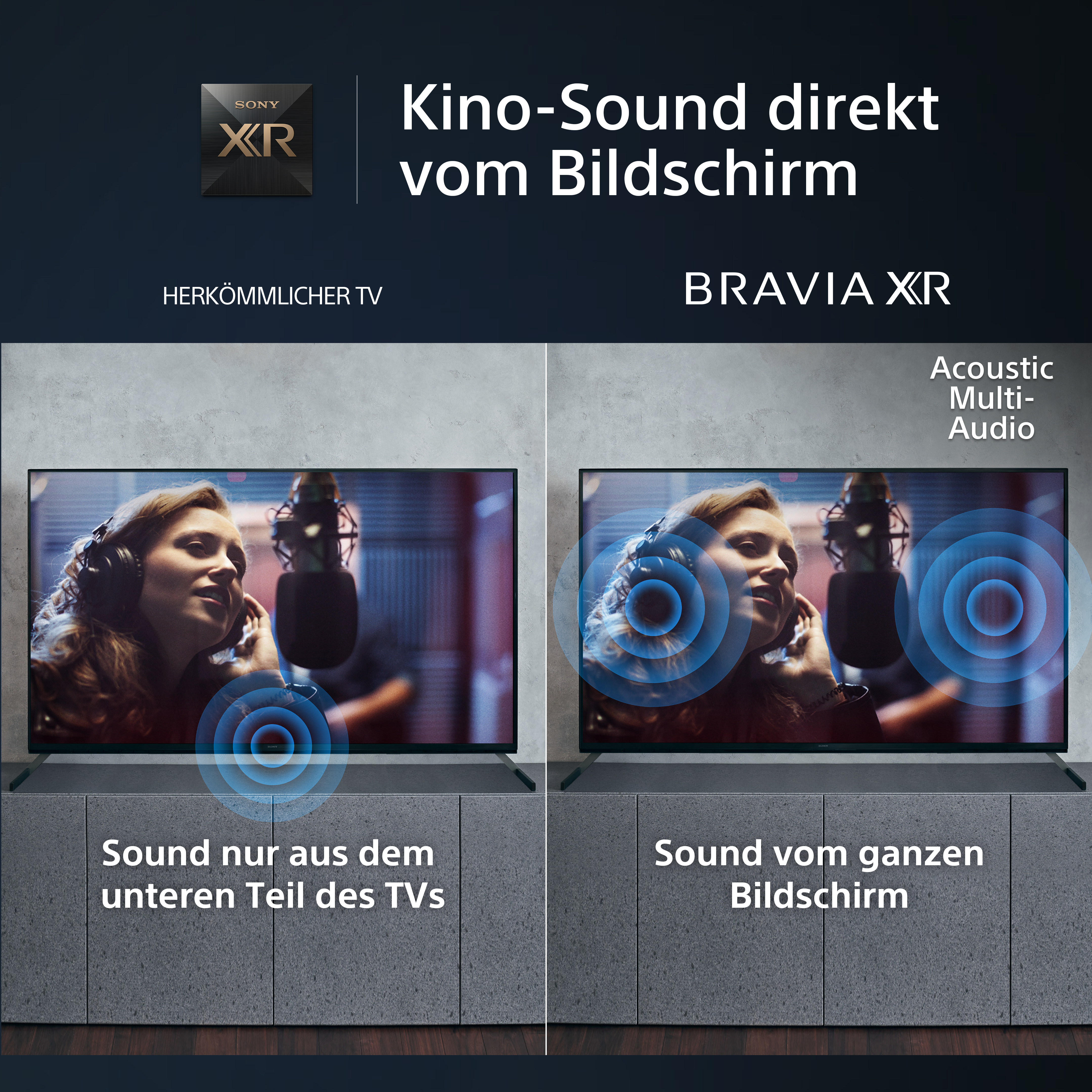 SONY BRAVIA XR-65X90L LED TV (Flat, 65 Zoll / 164 cm, UHD 4K, SMART TV, Google TV)