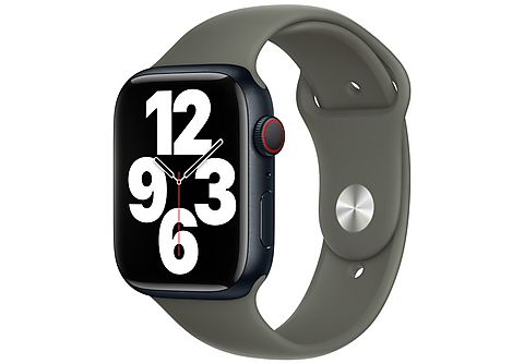 APPLE Armband Sport voor Apple Watch 45 mm Olive (MR2T3ZM/A)
