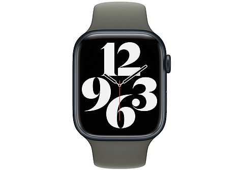 APPLE Armband Sport voor Apple Watch 45 mm Olive (MR2T3ZM/A)