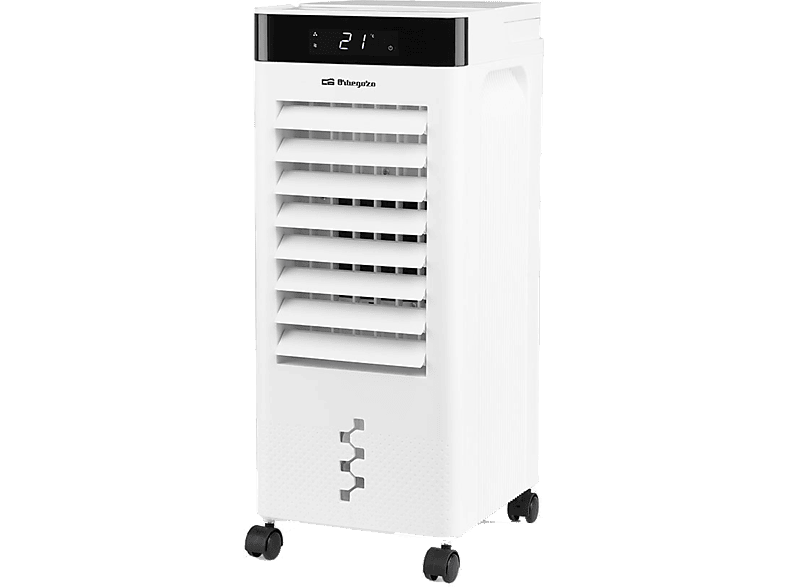 REACONDICIONADO Seminuevo Muy bueno Climatizador evaporativo - Orbegozo AIR 37, 65 W, 56 fg/h, 3 Velocidades, 6 L, Temporizador de 12 h, Blanco