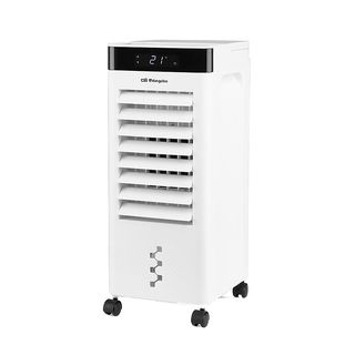 Climatizador evaporativo - Orbegozo AIR 37, 65 W, 56 fg/h, 3 Velocidades, 6 L, Temporizador de 12 h, Blanco