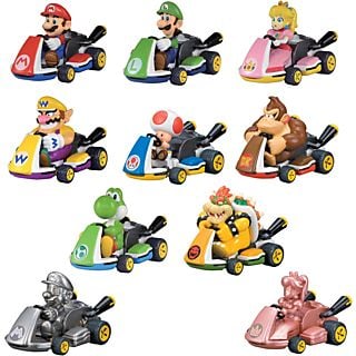 TOMY Nintendo: Mariokart - Pull Back Racers - Pack surprise de figurines à collectionner (Multicolore)