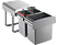 EKOTECH Beépíthető hulladékgyűjtő/kuka EKKO 40 1x16 liter+2x8 liter