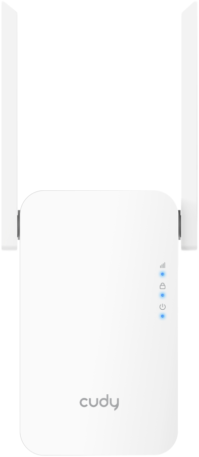 CUDY RE1200 kétsávos AC1200 Wi-Fi MESH hatótávnövelő, fehér (216294)
