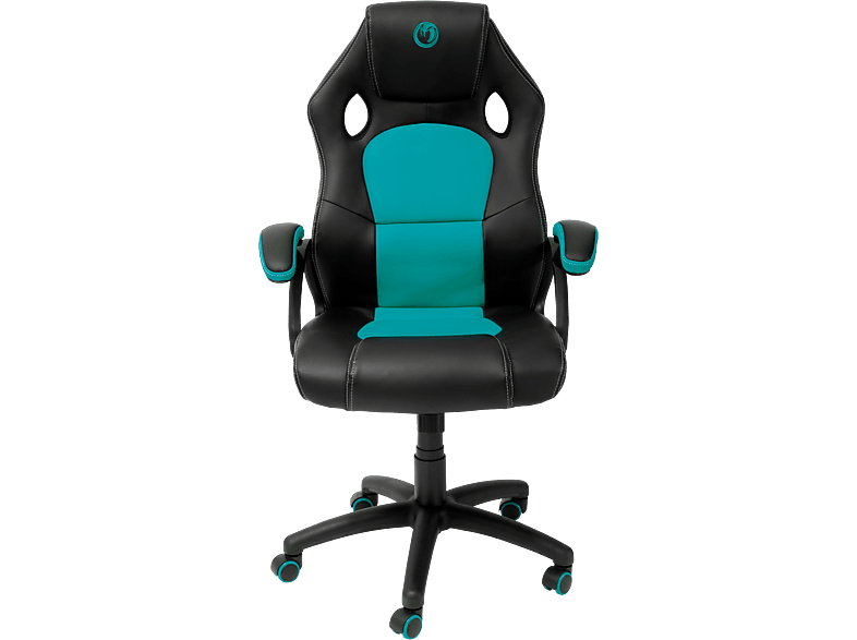 Nacon CH-310, Ergonómico, Altura regulable, Máximo 110 kg, 5 ruedas, Negro y verde