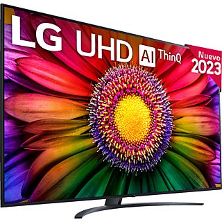 REACONDICIONADO B: TV LED 86" - LG 86UR81006LA, UHD 4K, Inteligente α7  4K Gen6, Smart TV, DVB-T2 (H.265), Azul Ceniza