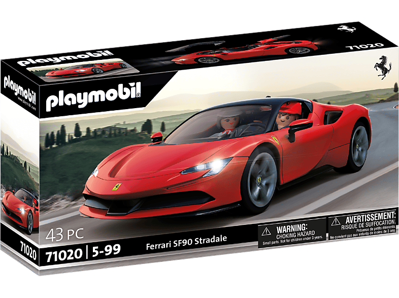 PLAYMOBIL 71020 Stradale Ferrari SF90 Spielset, Rot