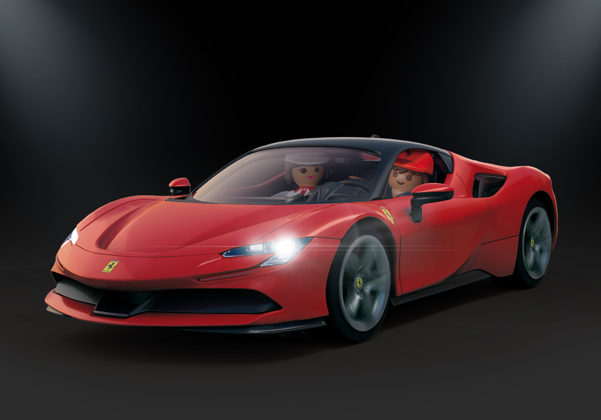 PLAYMOBIL 71020 Stradale Ferrari SF90 Spielset, Rot