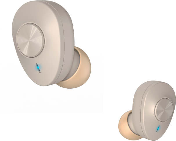 HAMA Freedom Buddy TWS vezeték nélküli fülhallgató mikrofonnal, bézs (184164)