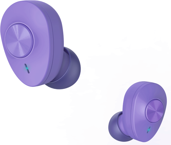 HAMA Freedom Buddy TWS vezeték nélküli fülhallgató mikrofonnal, lila (184165)
