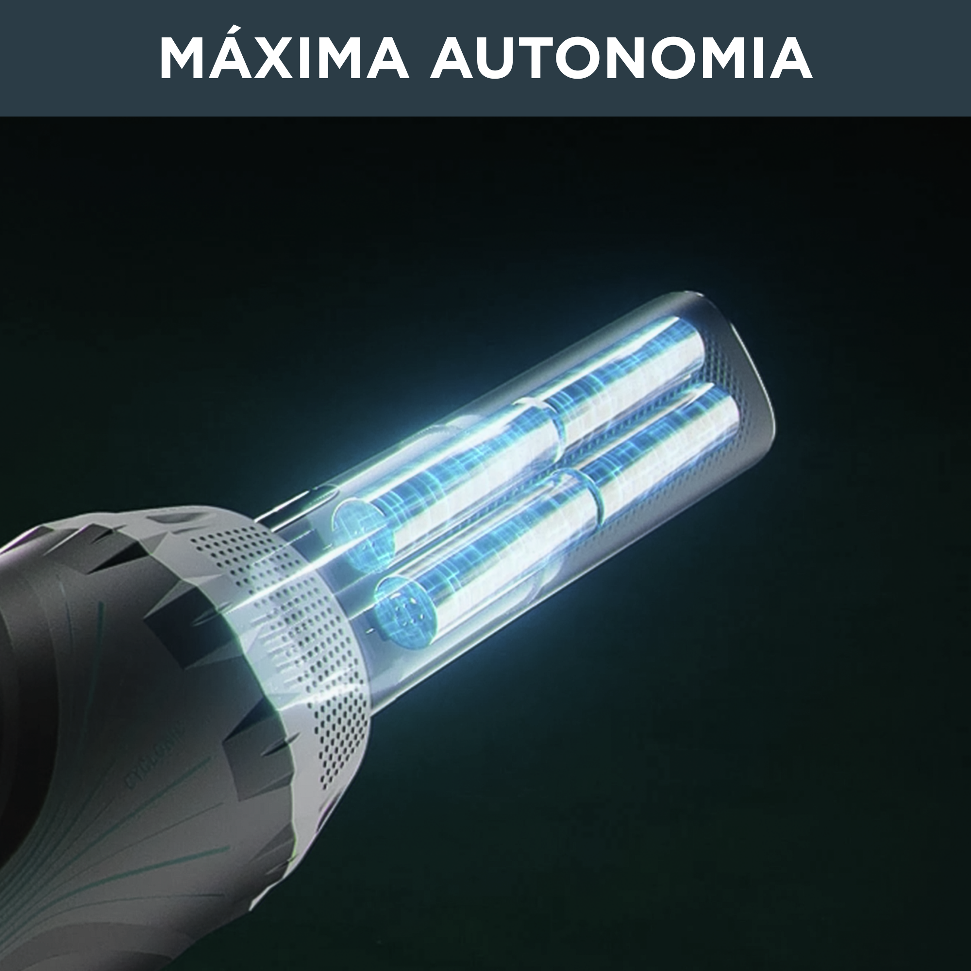 Primer plano del paquete de baterías de una aspiradora que muestra componentes internos.
