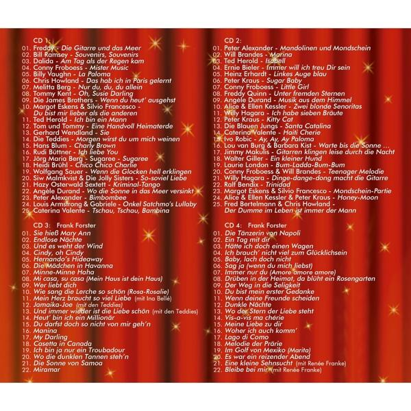 CD-Cover einer Compilation mit verschiedenen Songtiteln.