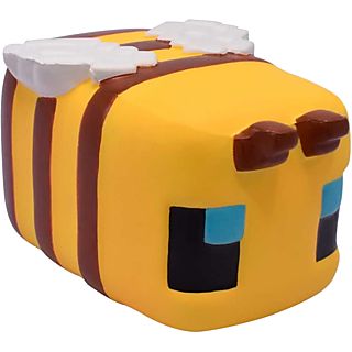JUST TOYS Minecraft Mega SquishMe S3 - Bee - Sammelfigur (Gelb/Braun/Weiss)