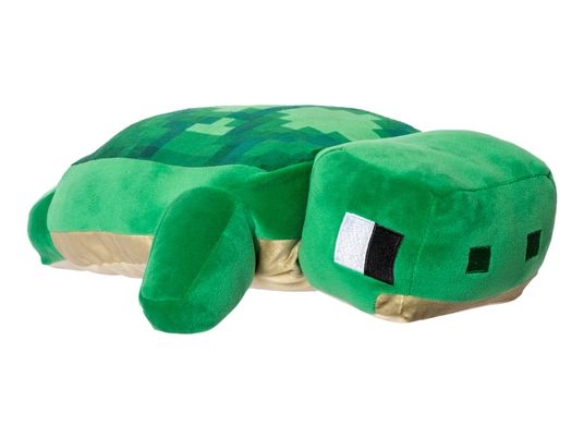 MATTEL Minecraft - Turtle  - Pupazzo di peluche (Verde/marrone/nero)