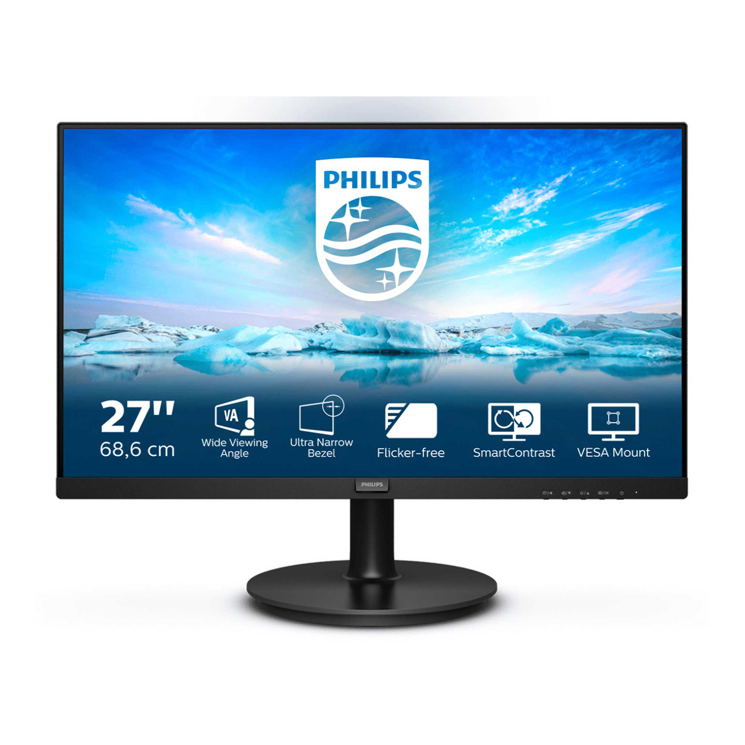 Philips 271V8La/00 Monitor, 27 pollici, Full-HD, 1920 x 1080 Pixel