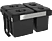 EKOTECH Beépíthető hulladékgyűjtő/kuka FREE JAZZ 60 3x15 liter+1x7 liter