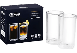 DE-LONGHI Cold Brew Coffee, 300 ml 2 Stück - Doppelwandgläser-Set