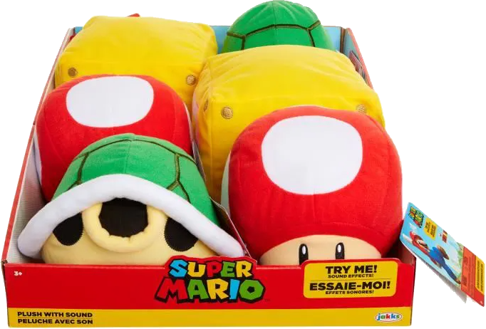 6 Peluches Super Mario Aléatoire