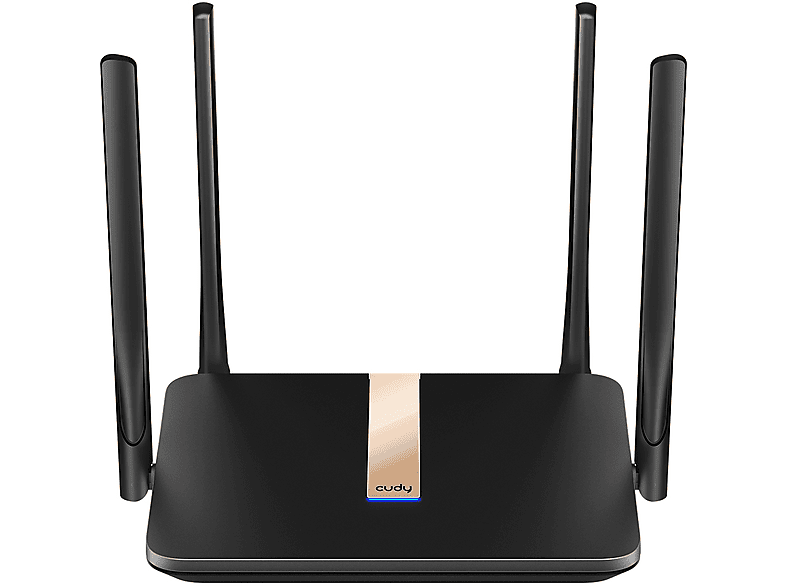 CUDY LT500D kétsávos AC1200 Wi-Fi MESH Router, nanoSIM, 4G LTE, fekete (216298)