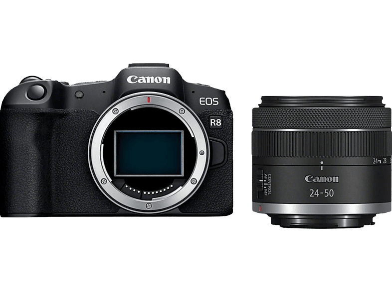 Canon Hybride Camera Eos R8 + Rf 24-50mm (5803c013aa)