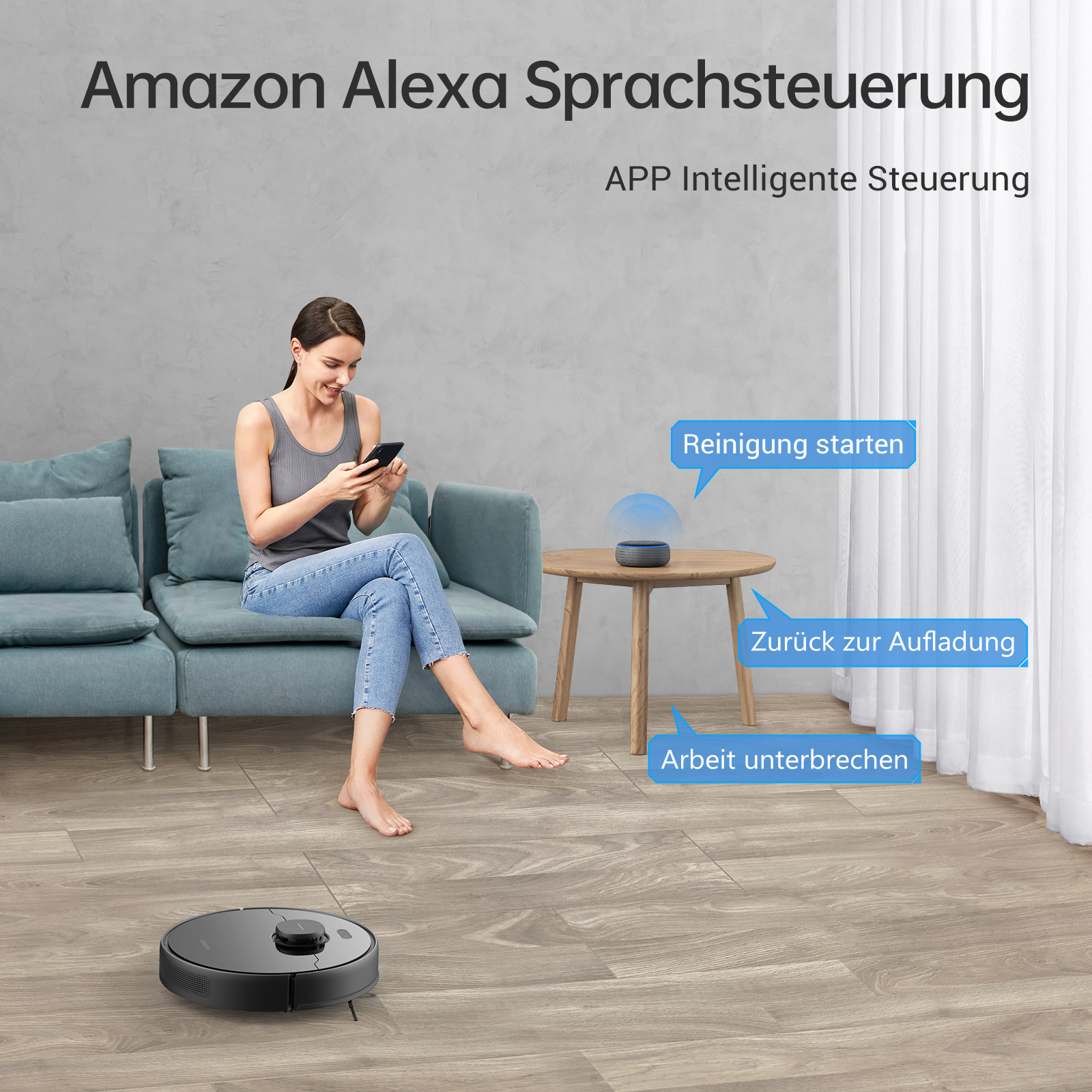 Nahaufnahme einer metallischen, glänzenden Kühlschranktür.