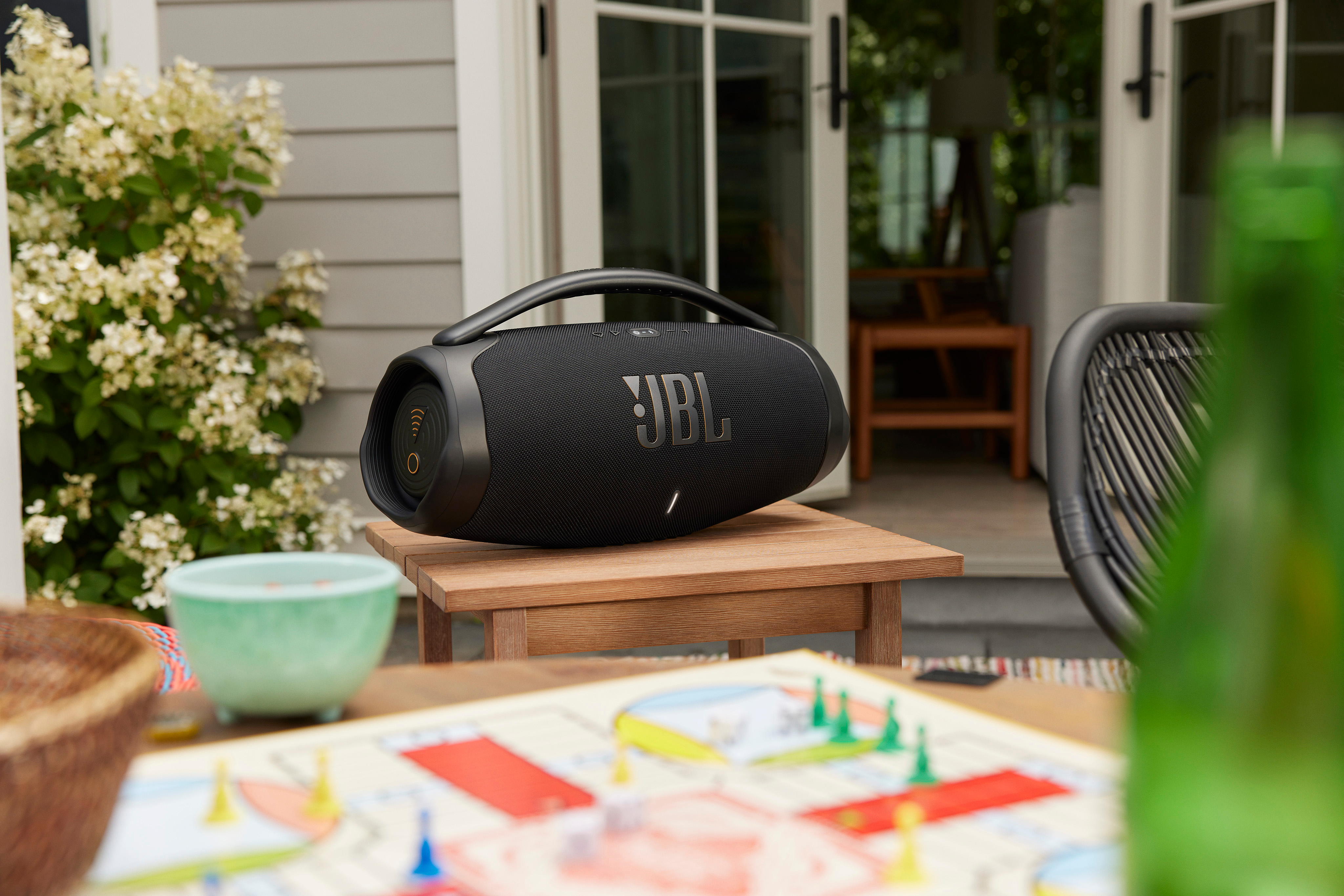JBL Boombox 3 Wi-Fi | WLAN/Bluetooth Lautsprecher (Schwarz