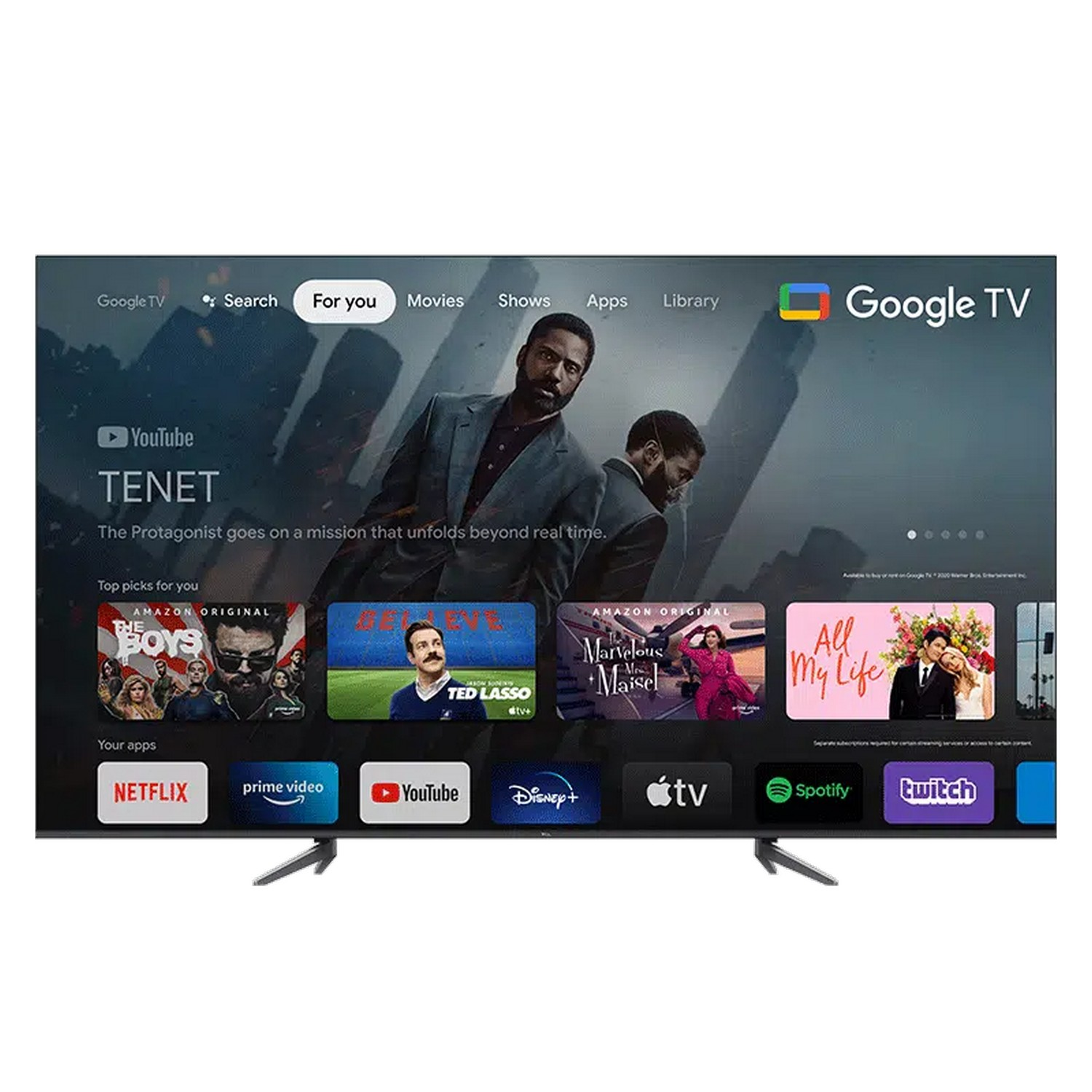 TCL 55C645 55" QLED Smart 4K (2023) - QLED 4K - TV miniLED - 55 pouces
