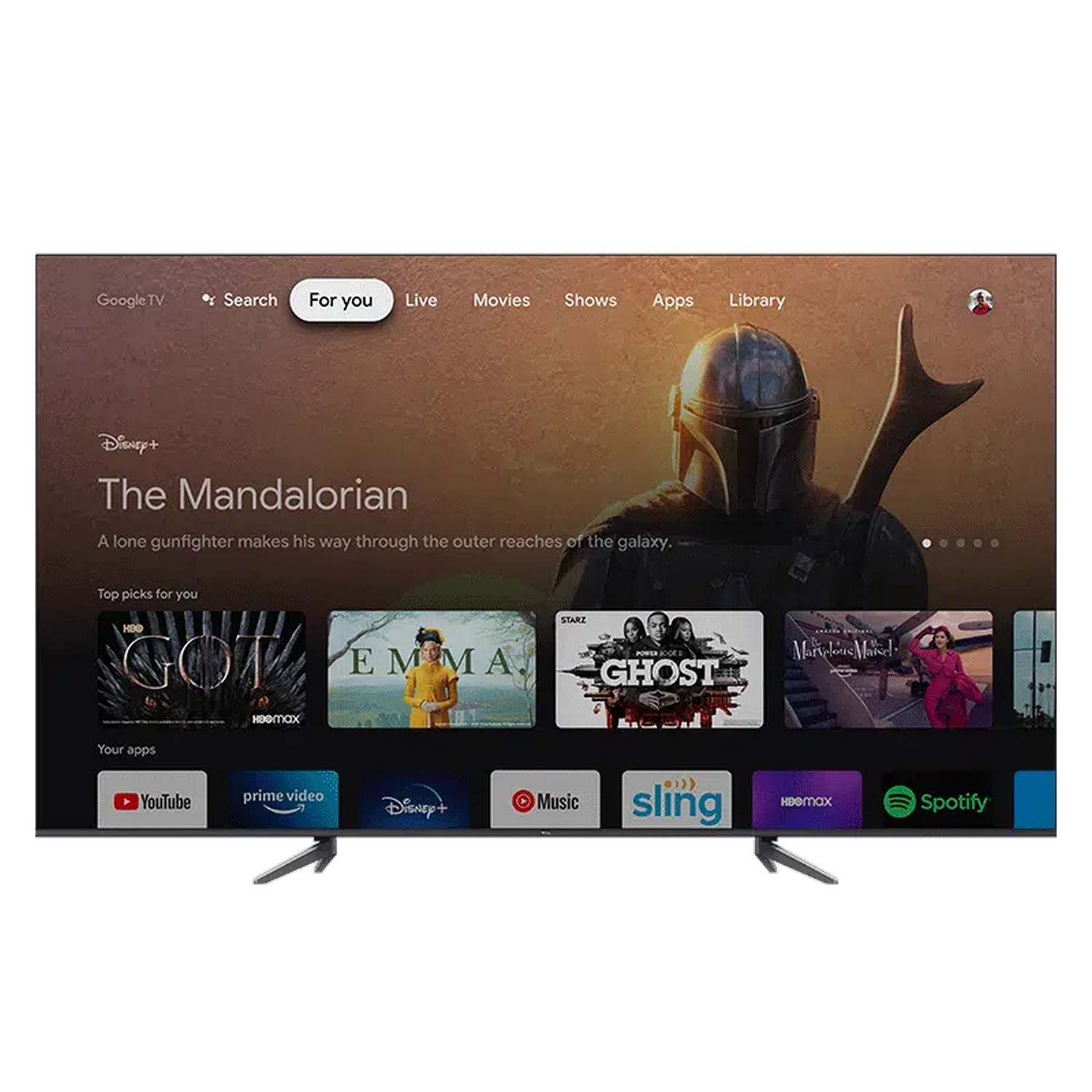 TCL 55C645 55" QLED Smart 4K (2023) - QLED 4K - TV miniLED - 55 pouces