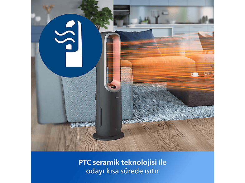 PHILIPS AMF870/15 1 Fan, Isıtıcı, 3'ü 1 Arada Hava Temizleyici
