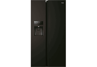 HAIER HSR5918DIPB - Foodcenter/Side-by-Side (Standgerät)